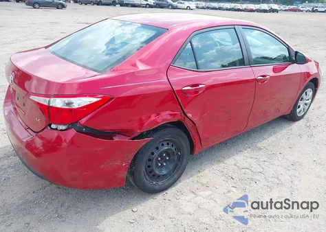 2016 Toyota Corolla Le из США, поврежденный, VIN 2T1BURHE6GC632440